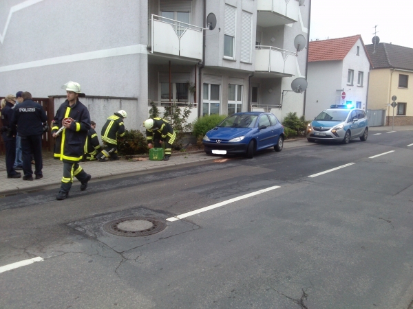 Betriebsmittelaufnahme nach Verkehrsunfall