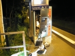 Brennt Fahrkartenautomat