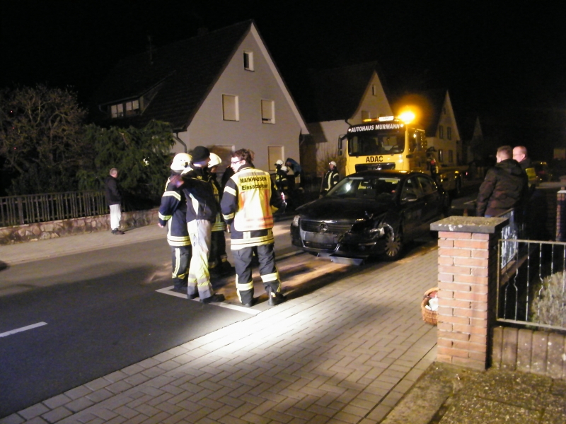 Betriebsmittelaufnahme nach Verkehrsunfall