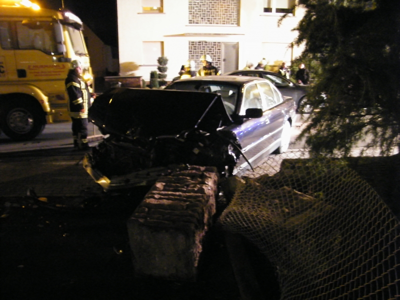 Betriebsmittelaufnahme nach Verkehrsunfall