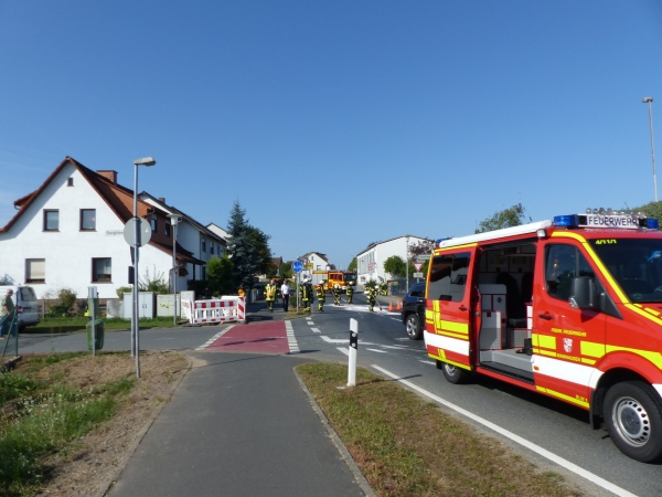 Ölaufnahme nach Verkehrsunfall